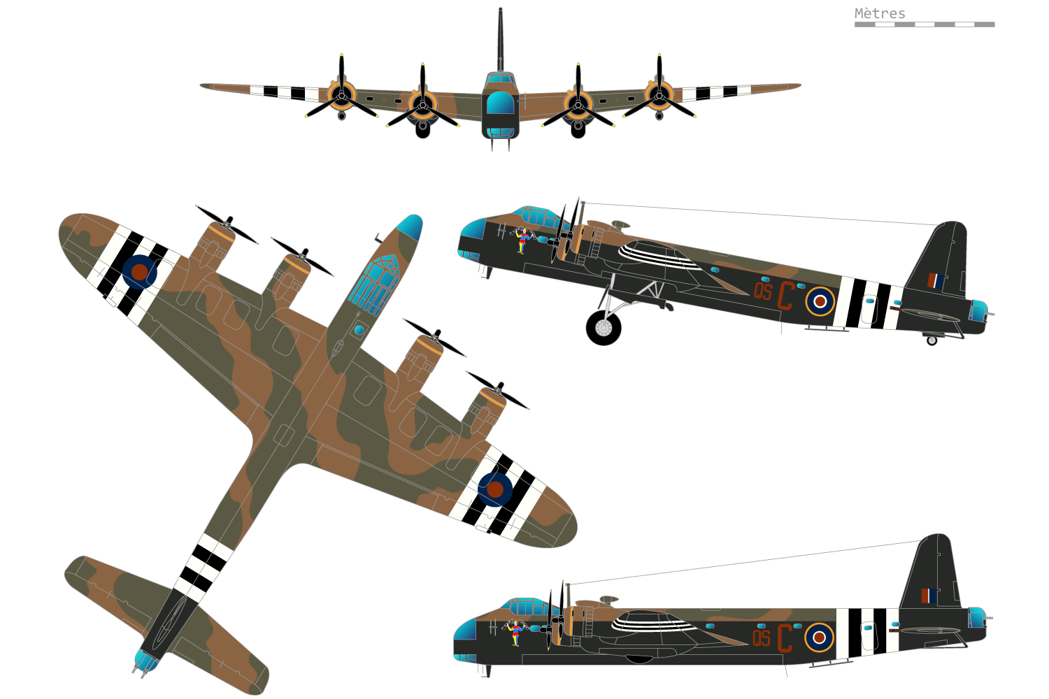 Le bombardier Short Stirling EF256